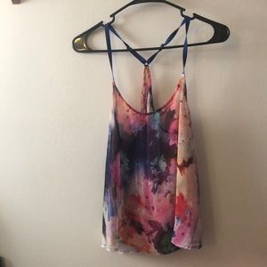 Multicolor flowy tank